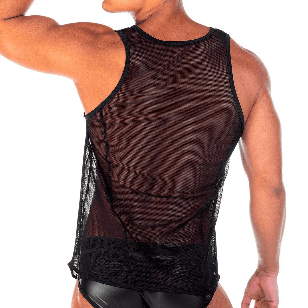 2 FETICHE BLACK TANK - Gigo Underwear & MensWear