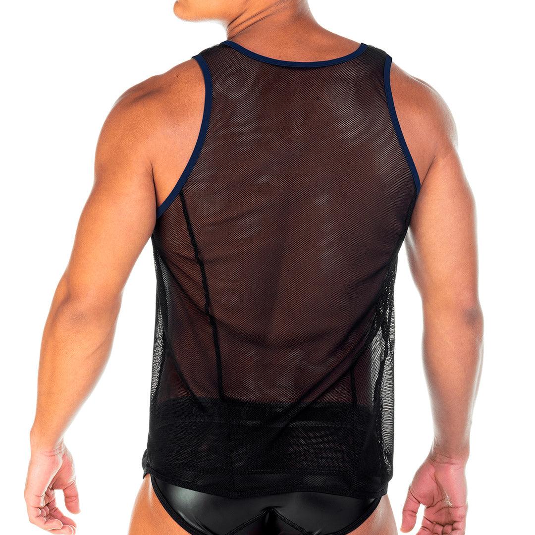 2 FETICHE BLUE TANK - Gigo Underwear & MensWear