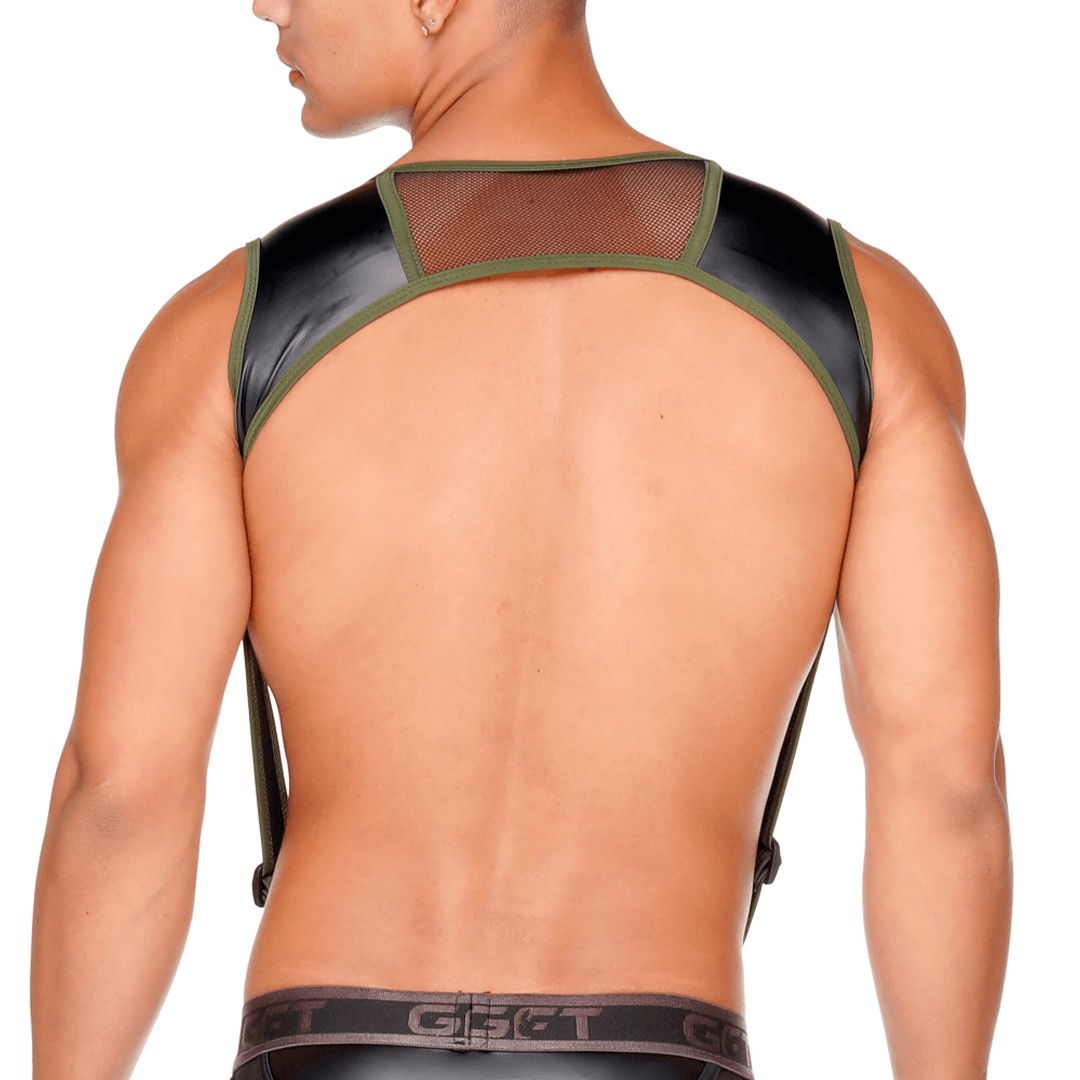 FETISH GREEN HARNESS - Gigo Underwear & MensWear