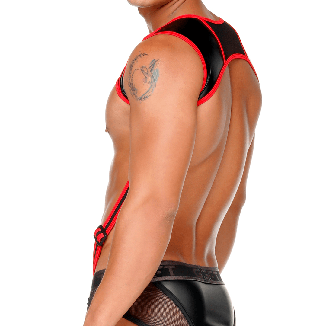 FETISH RED HARNESS - Gigo Underwear & MensWear
