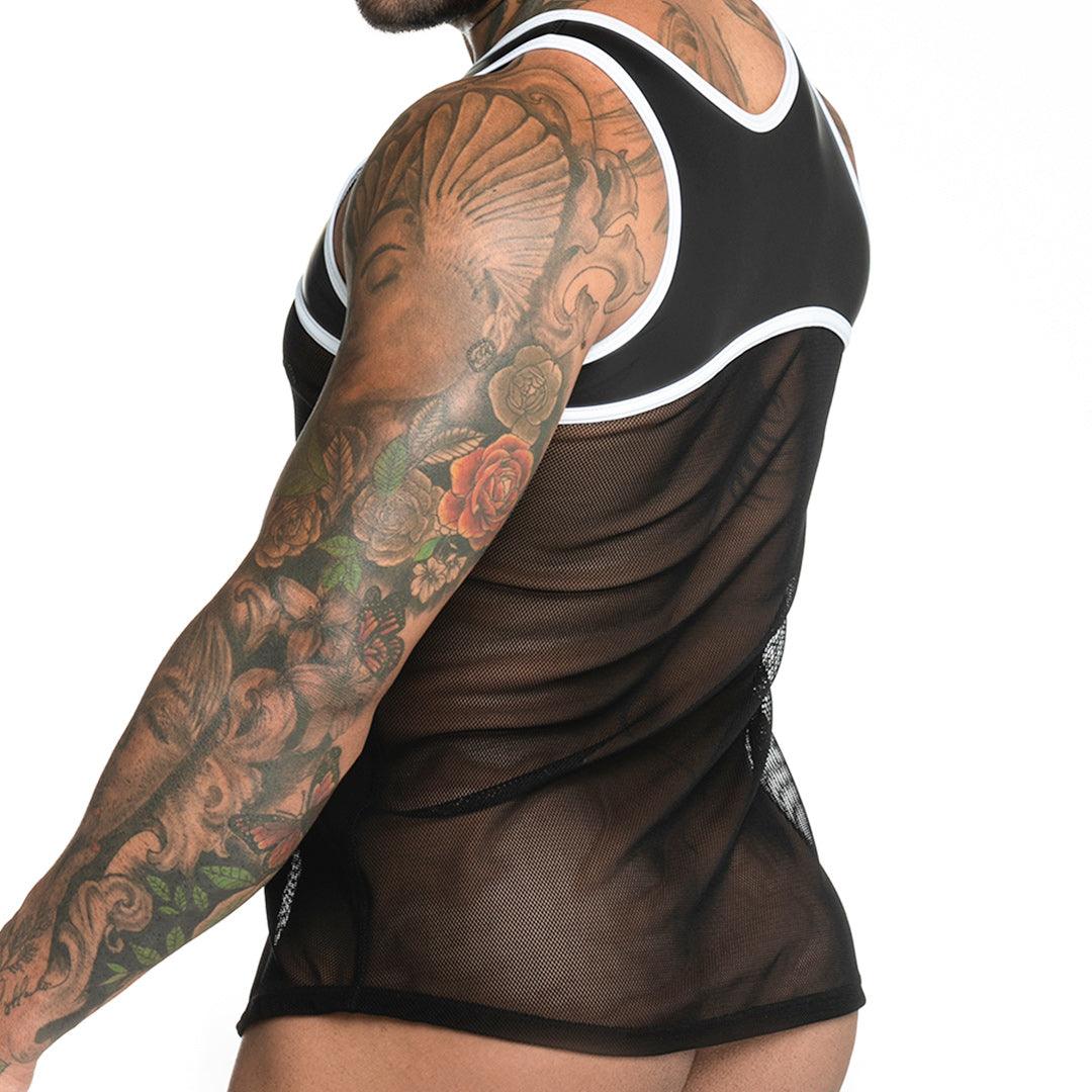 FETICHE WHITE TANK - Gigo Underwear & MensWear