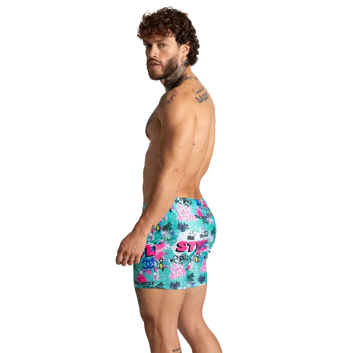 Figure Beachwear back view by Gigo Underwear