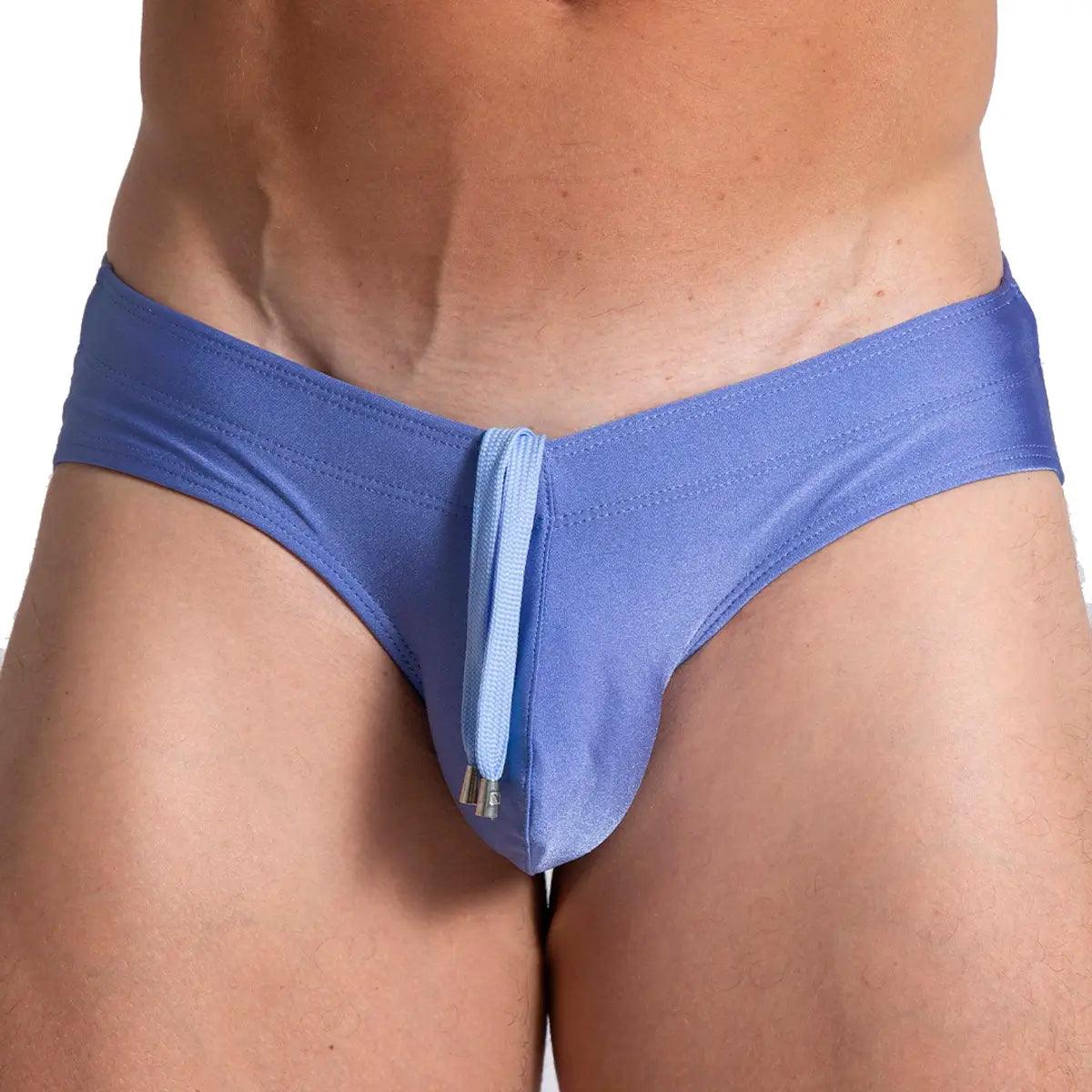 FLASHING BLUE SWIM BRIEF - Gigo Underwear & MensWear