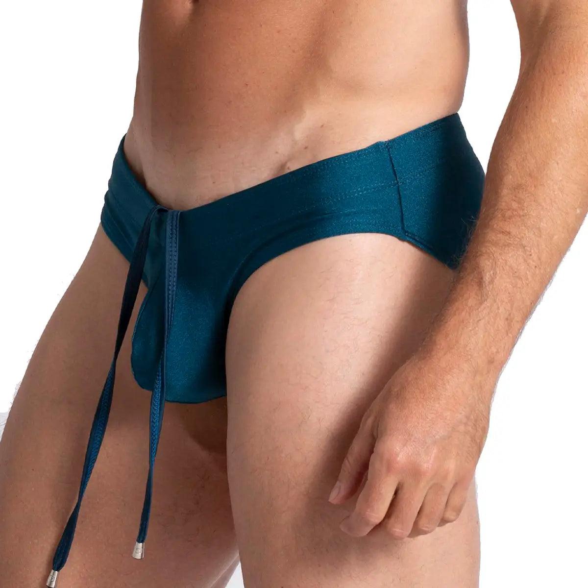 FLASHING GREEN SWIM BRIEF - Gigo Underwear & MensWear