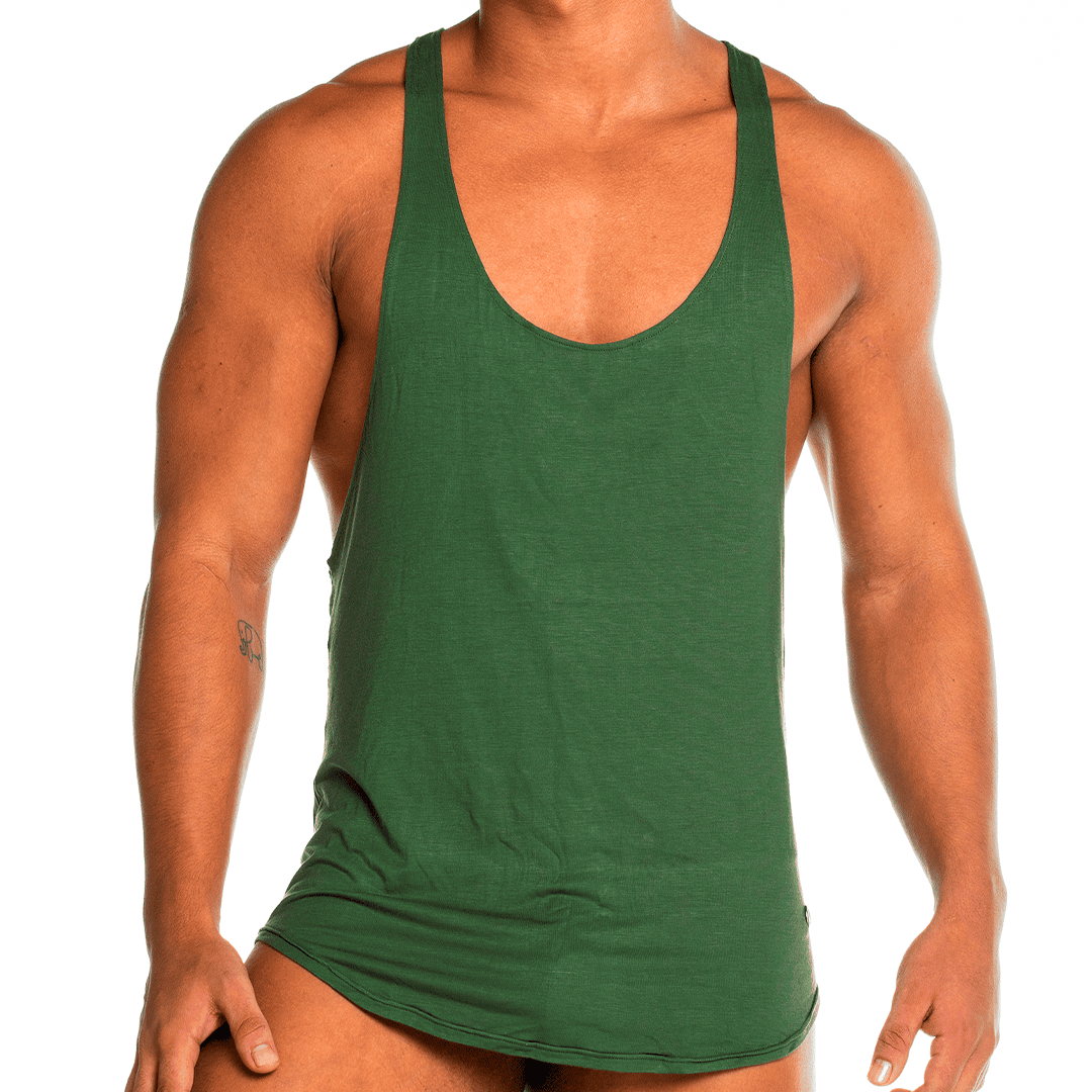 FOREVER GREEN TANK - Gigo Underwear & MensWear