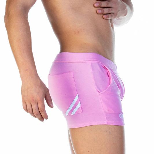 Forever Pink Short front view by Gigo Underwear