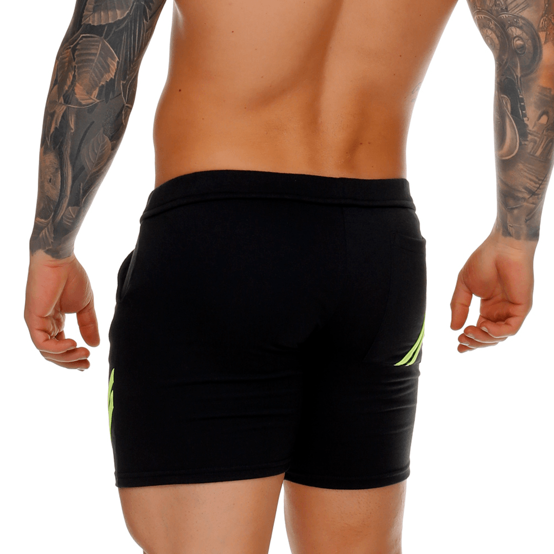 FOREVER LONG BLACK SHORT - Gigo Underwear & MensWear