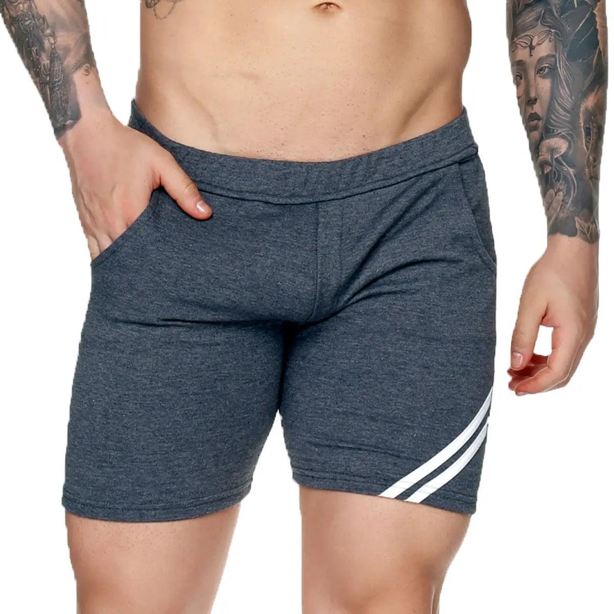 FOREVER LONG GRAY SHORT - Gigo Underwear & MensWear