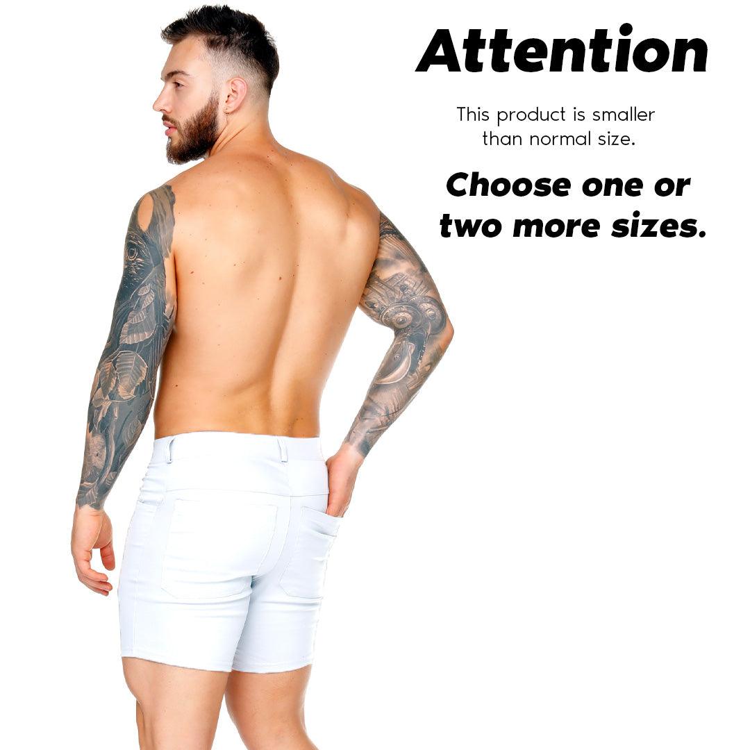 CLASSIC FOREVER WHITE SHORT - Gigo Underwear & MensWear
