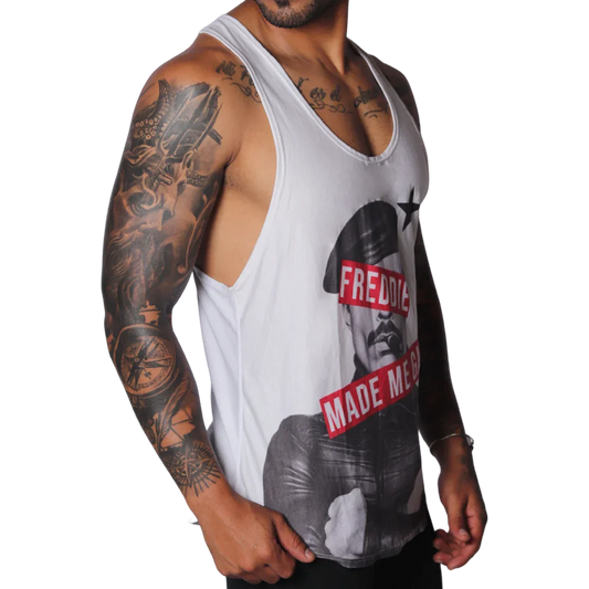 Freddie Tank front view by Gigo Underwear