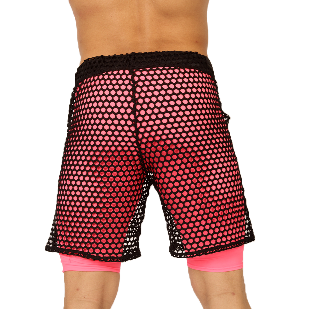 FRESH FUCHSIA SHORT - Bold Men's Brief with Contrasting Waistband