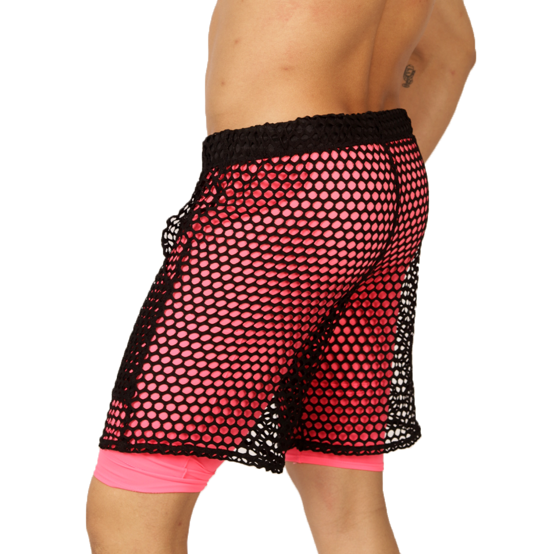 FRESH FUCHSIA SHORT - Bold Men's Brief with Contrasting Waistband