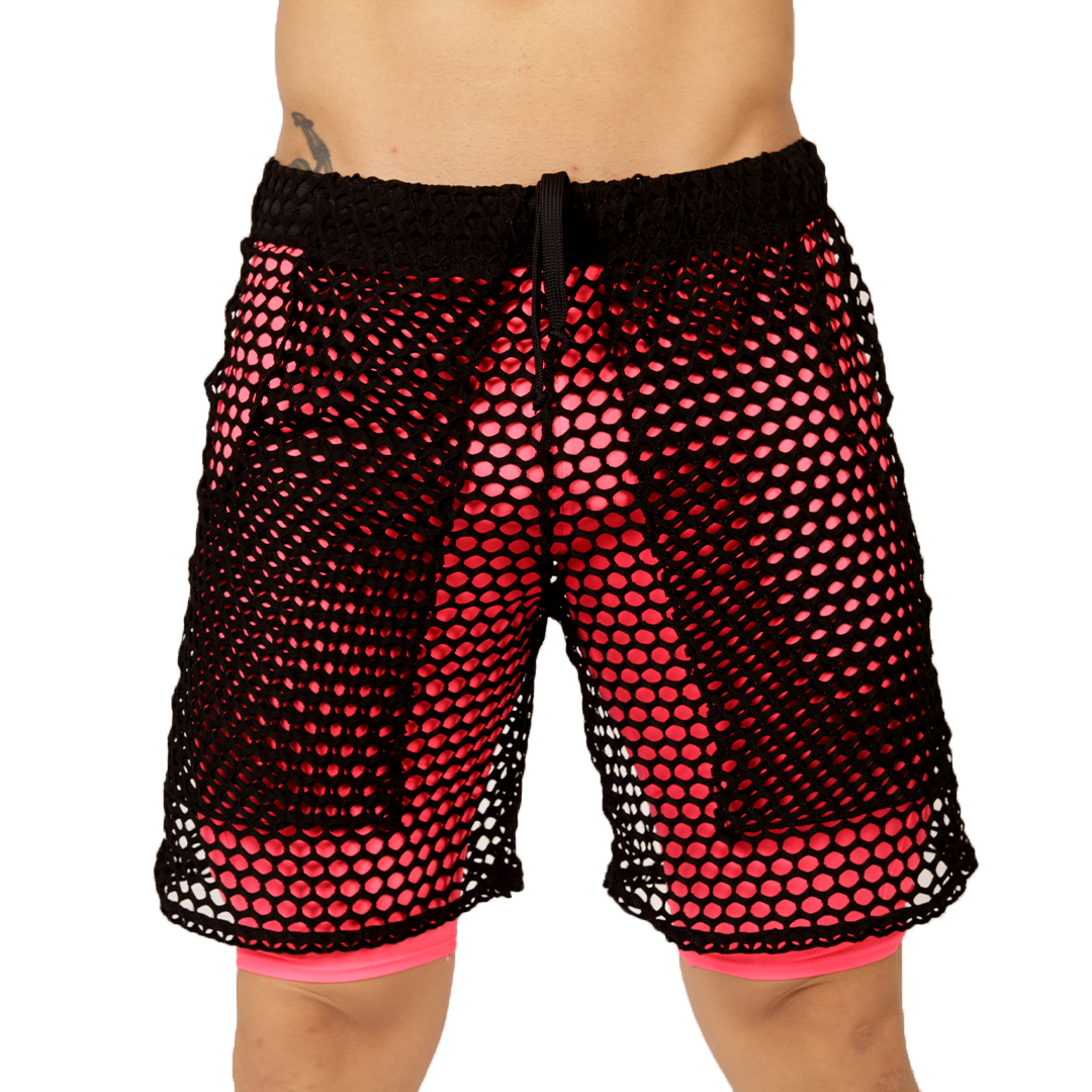 FRESH FUCHSIA SHORT - Bold Men's Brief with Contrasting Waistband