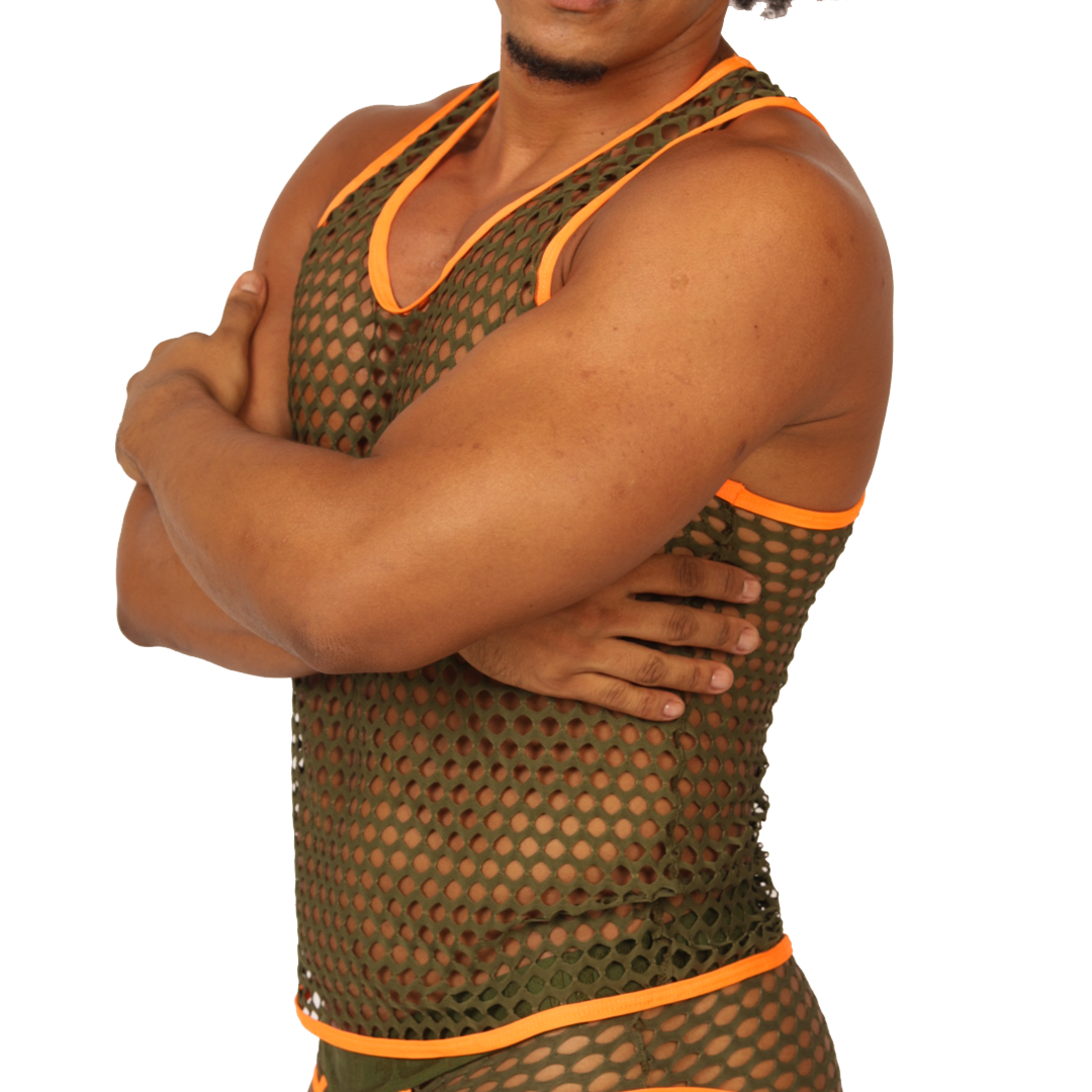 FRESH ORANGE TANK - Gigo Underwear New Collection