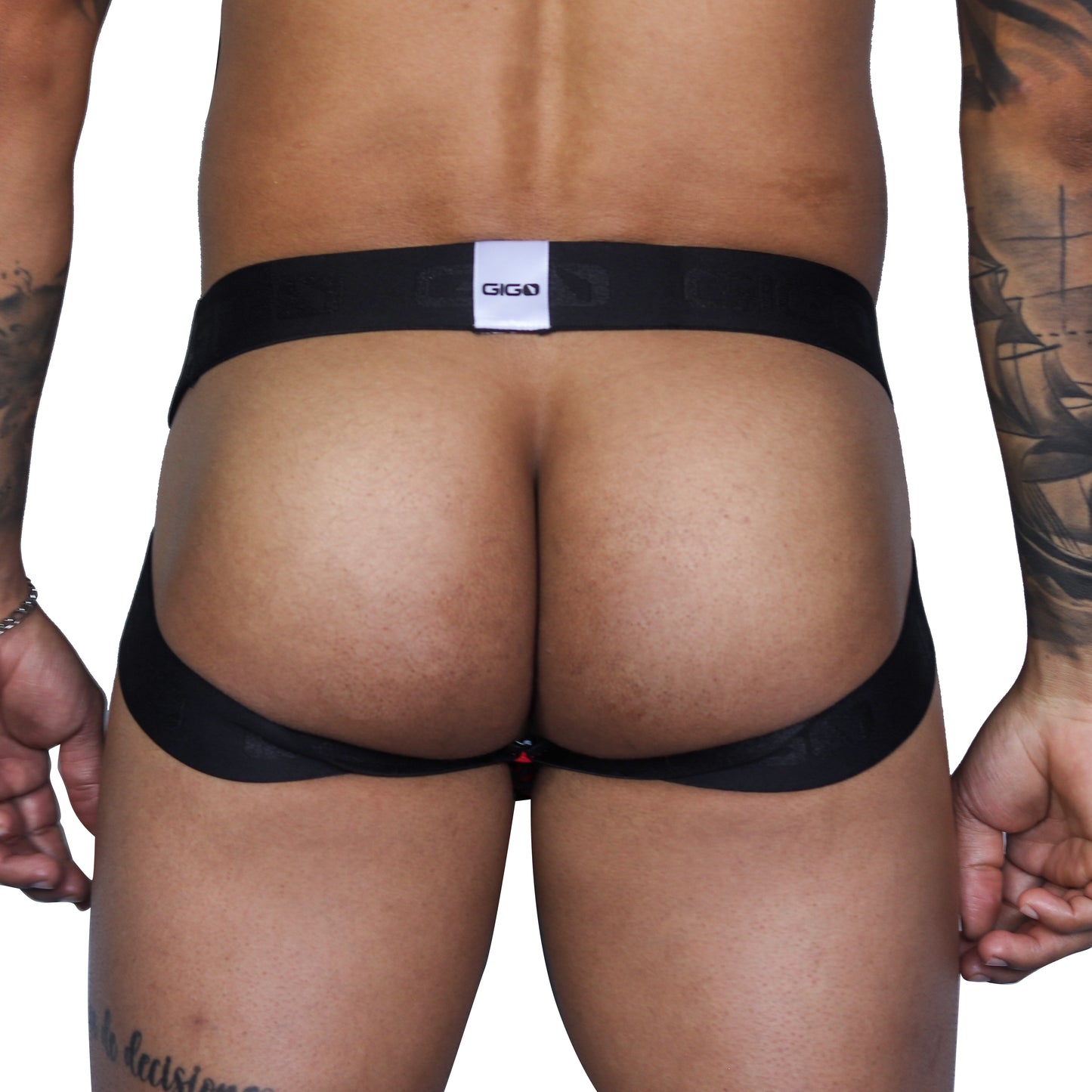 FRESH RED JOCKSTRAP - Sexy Men's Jockstrap with Contrast Waistband