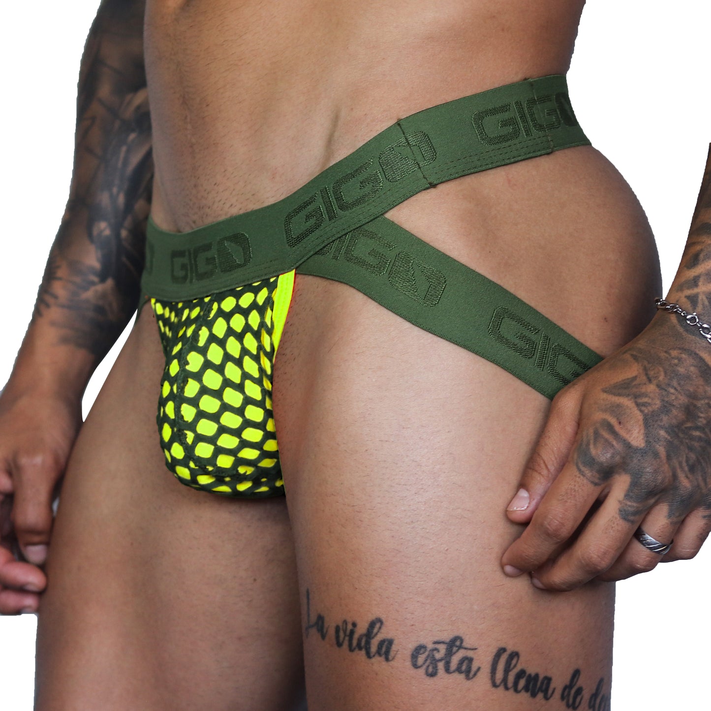 FRESH YELLOW JOCKSTRAP - Sexy Men's Jockstrap with Contrast Waistband