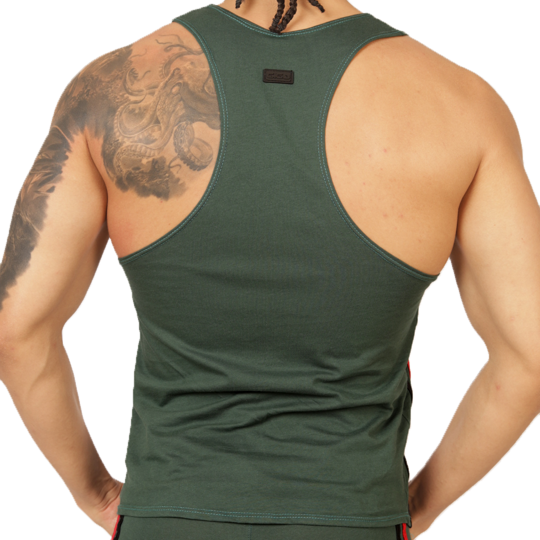 GAROTO GREEN TANK - Men's Sports Tank Top in Trendy Colors