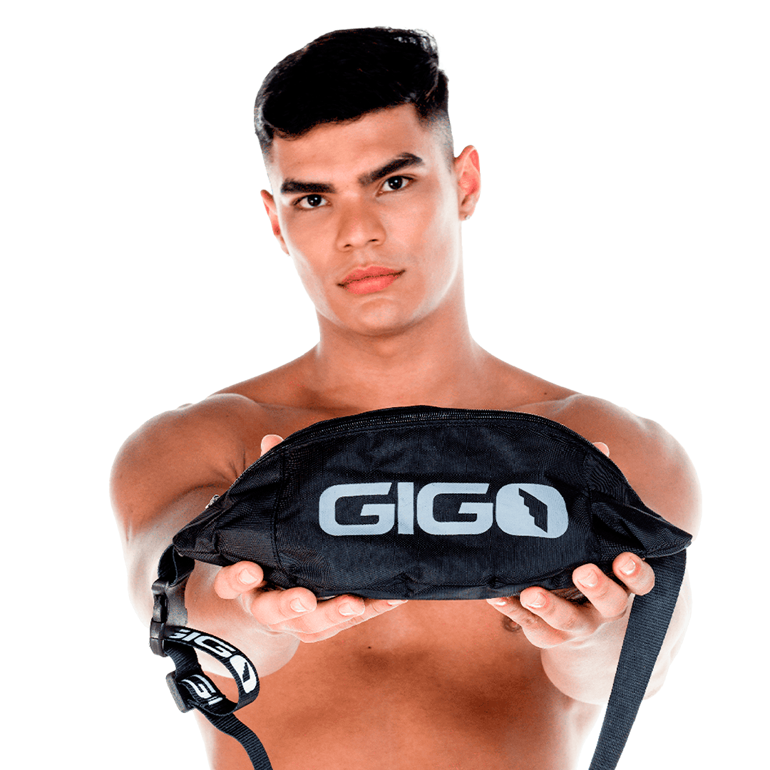GIGO BLACK WAISTPACK - Gigo Underwear & MensWear