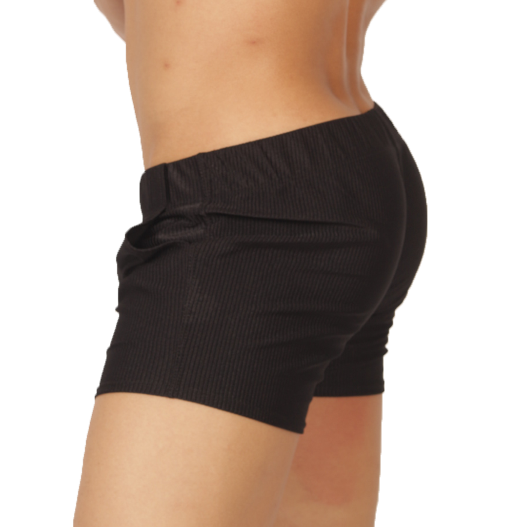 GLOW BLACK SHORT - Gigo Underwear New Collection