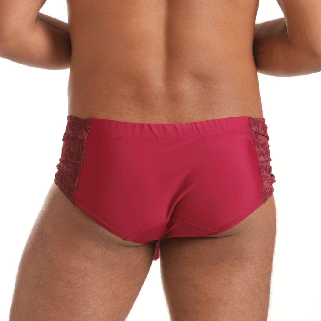HINDU WINE SWIM BRIEF - Gigo Underwear & MensWear
