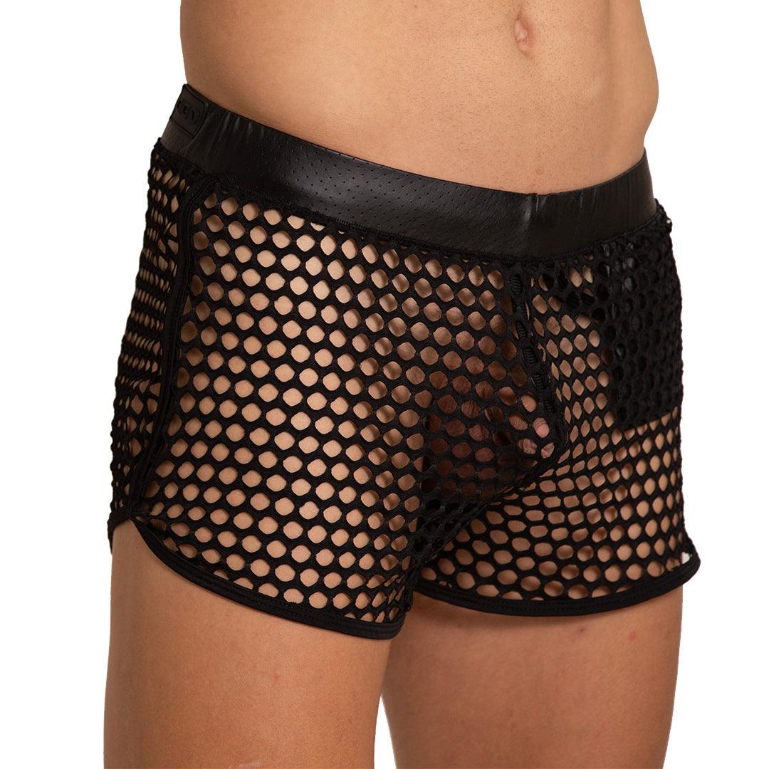 HOLE BLACK HOTSHORT - Gigo Underwear & MensWear