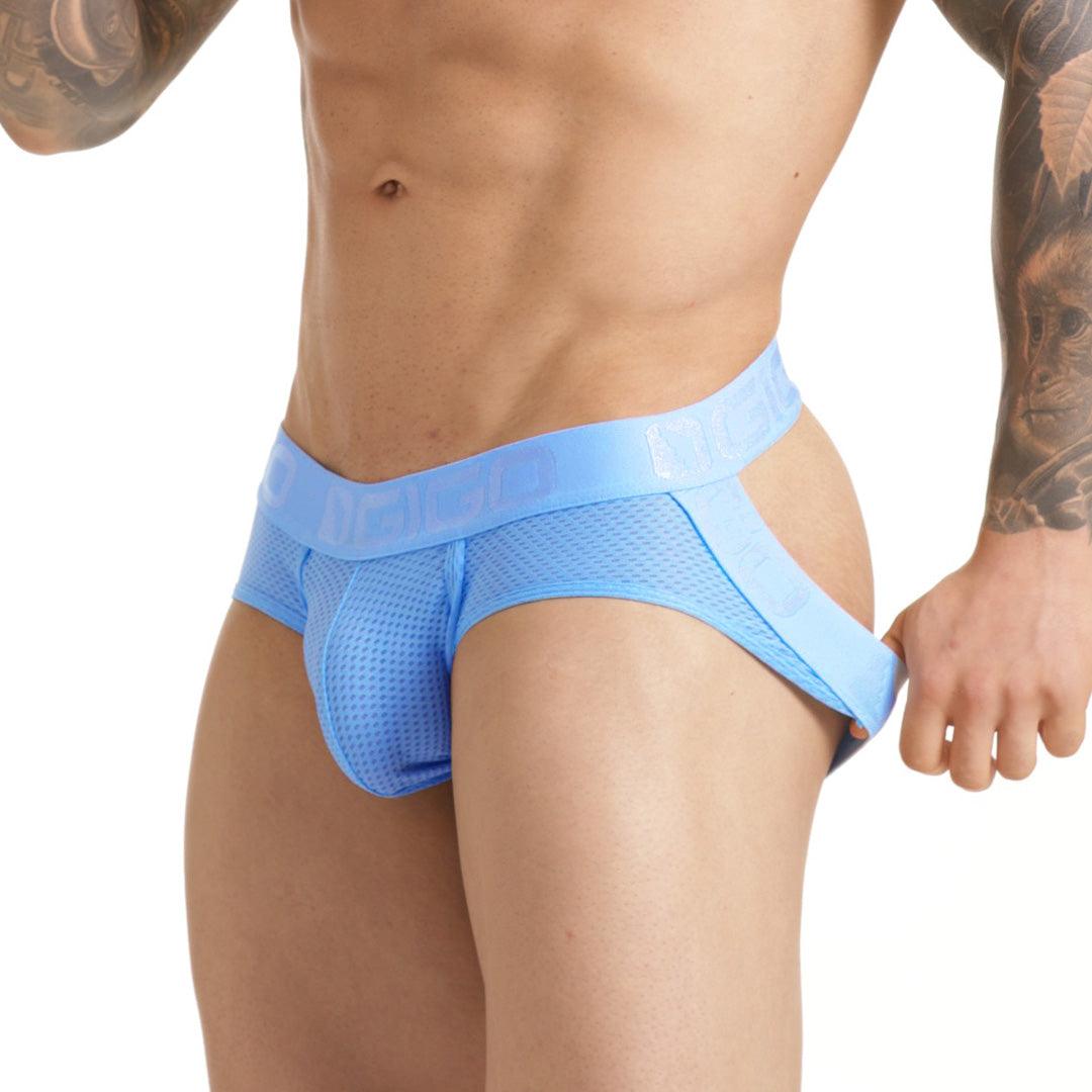 INSUPERABLE BLUE BRIEF JOCKSTRAP - Gigo Underwear & MensWear