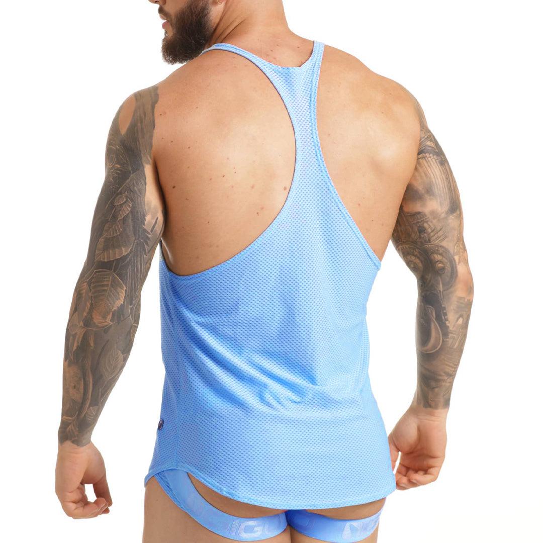 INSUPERABLE BLUE TANK - Gigo Underwear & MensWear