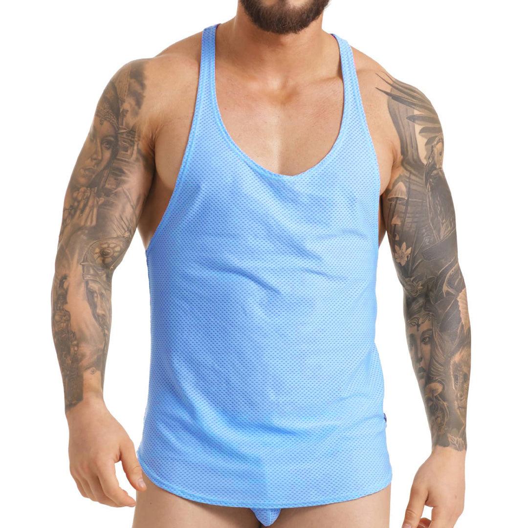INSUPERABLE BLUE TANK - Gigo Underwear & MensWear