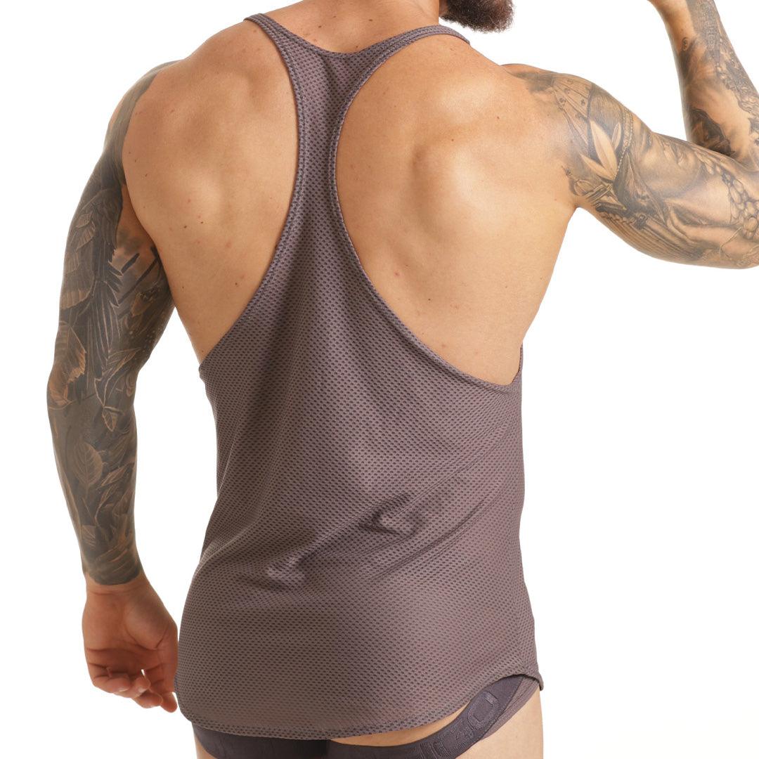 INSUPERABLE GRAY TANK - Gigo Underwear & MensWear