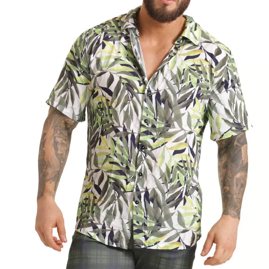 Jungle Shirt front view by Gigo Underwear