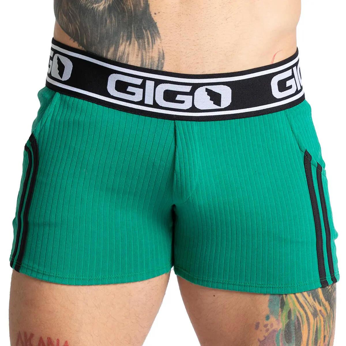 KHANAL GREEN SHORT - Gigo Underwear & MensWear