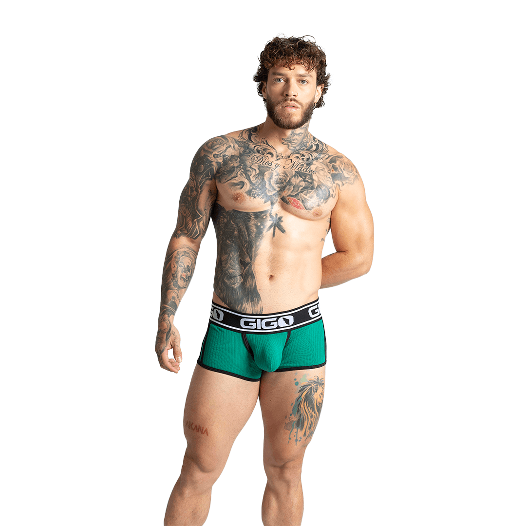 KHANAL GREEN TRUNK - Gigo Underwear & MensWear