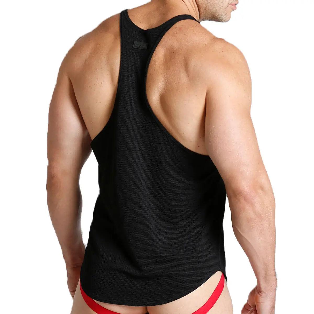 LEMON BLACK TANK - Gigo Underwear & MensWear