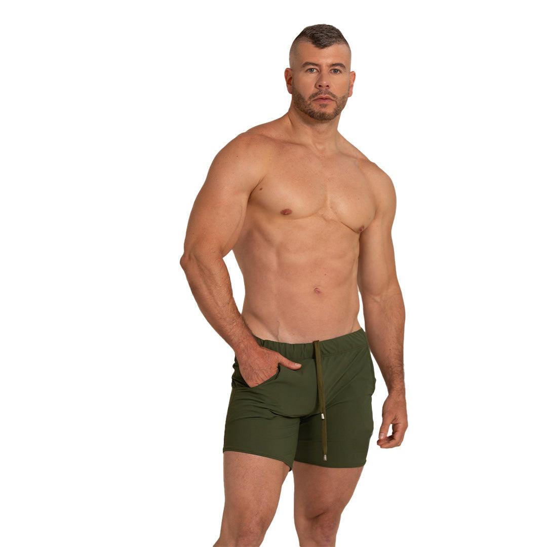 LETTERS GREEN BEACHWEAR - Gigo Underwear & MensWear