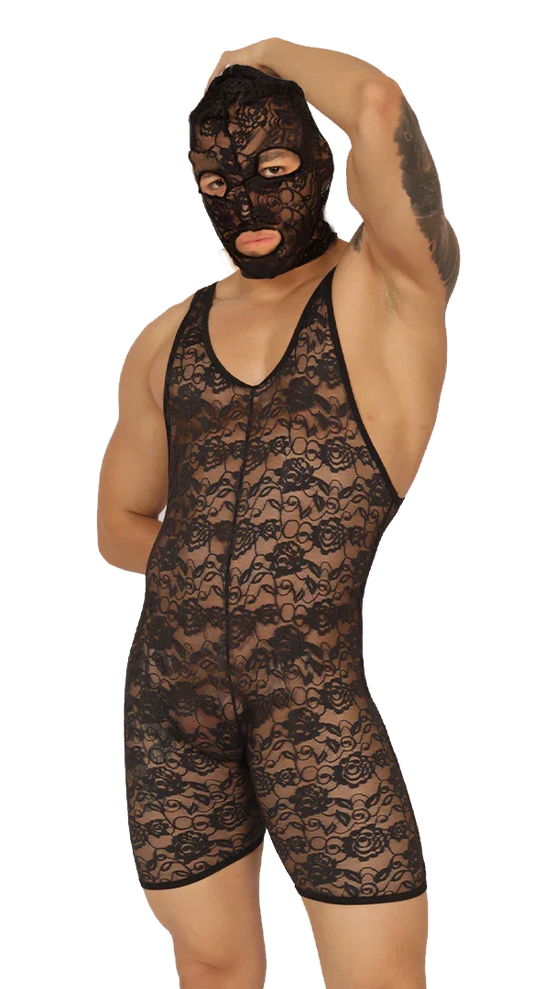 Magnetic Balaclava front view by Gigo Underwear
