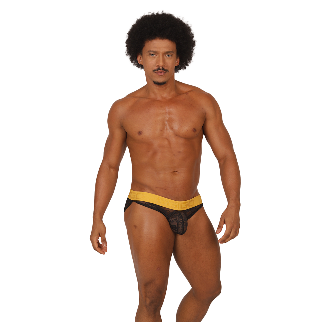 MAGNETIC BRIEF - Bold Men's Brief with Contrasting Waistband