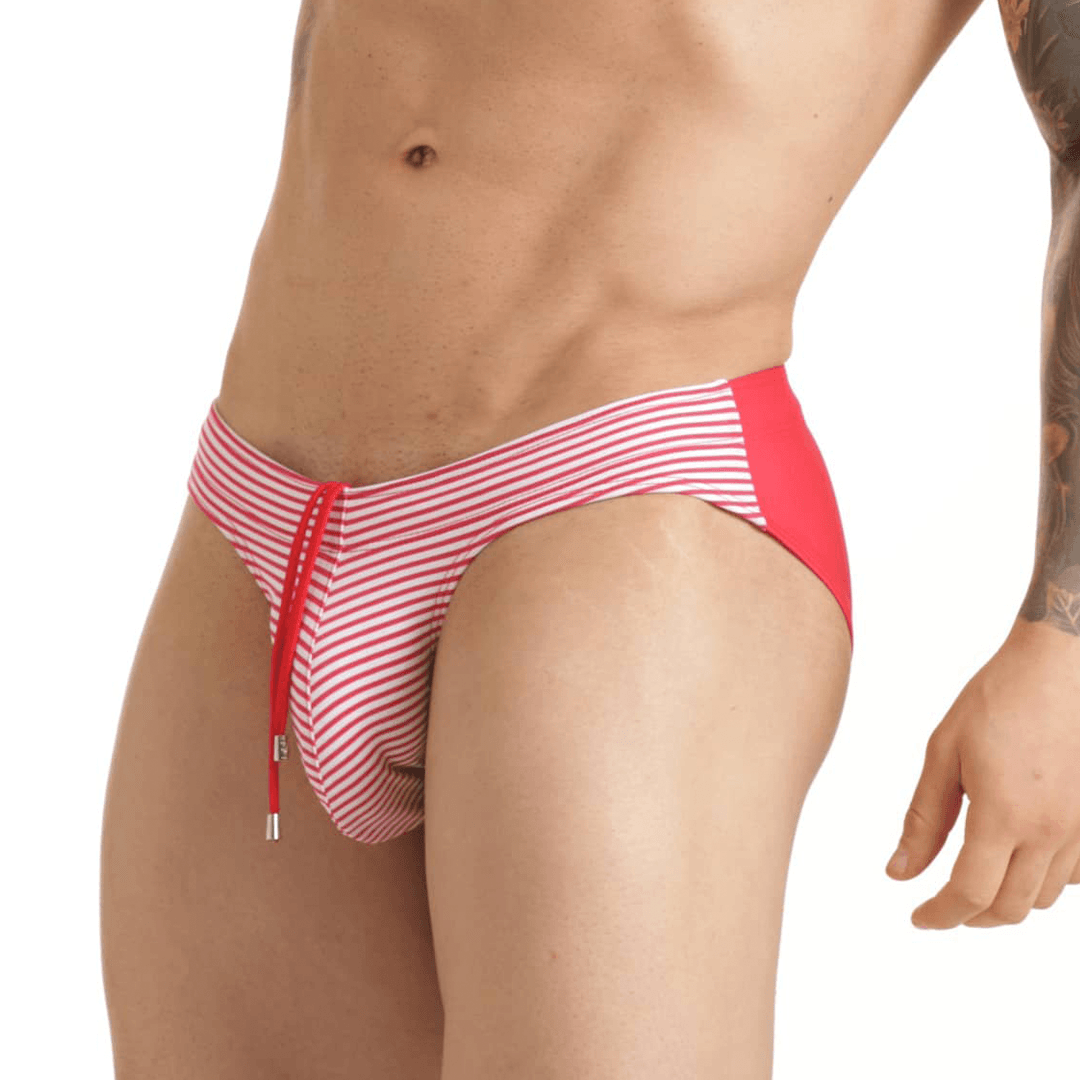 MARINE RED SWIM BRIEF - Gigo Underwear & MensWear