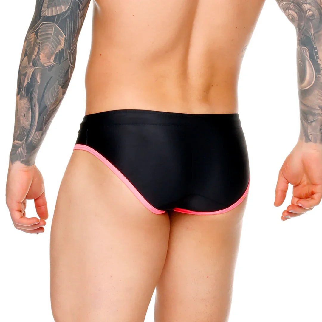 Medieval Candy Swim Brief back view by Gigo Underwear