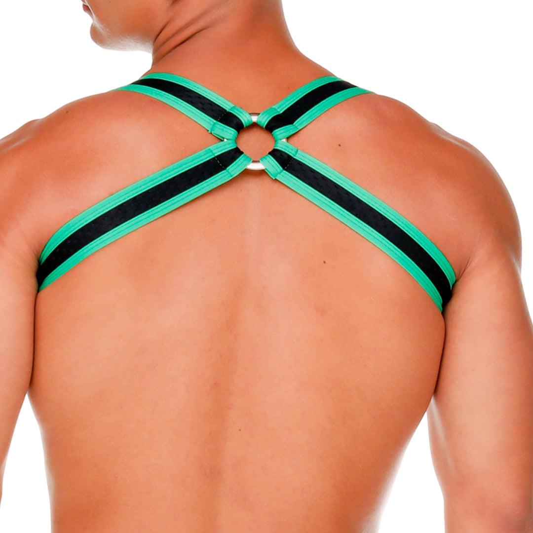 MEDIEVAL GREEN HARNESS - Gigo Underwear & MensWear