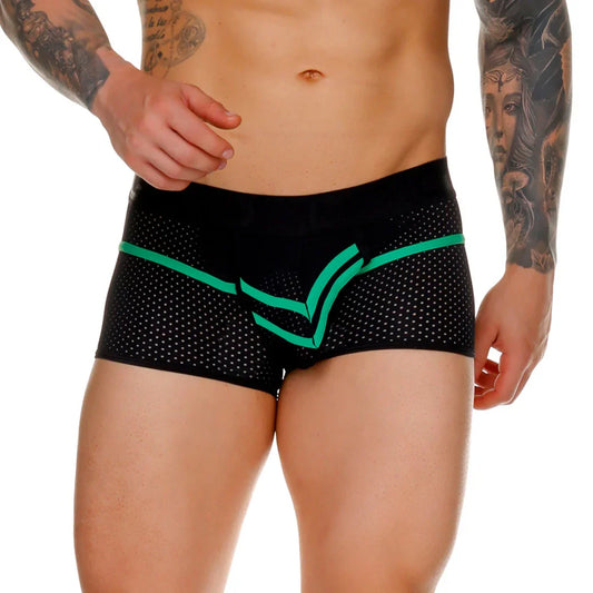 Medieval Green Trunk front view by Gigo Underwear