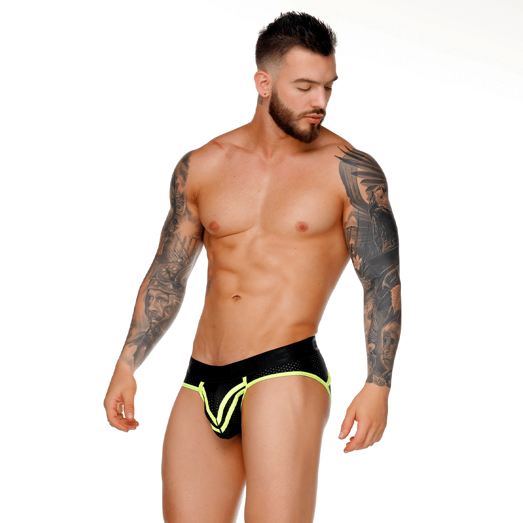 MEDIEVAL YELLOW BRIEF JOCKSTRAP - Gigo Underwear & MensWear