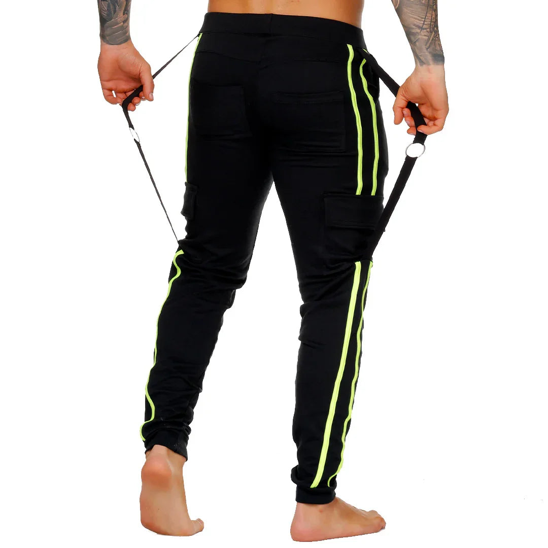 Medieval Yellow Sportpants back view by Gigo Underwear