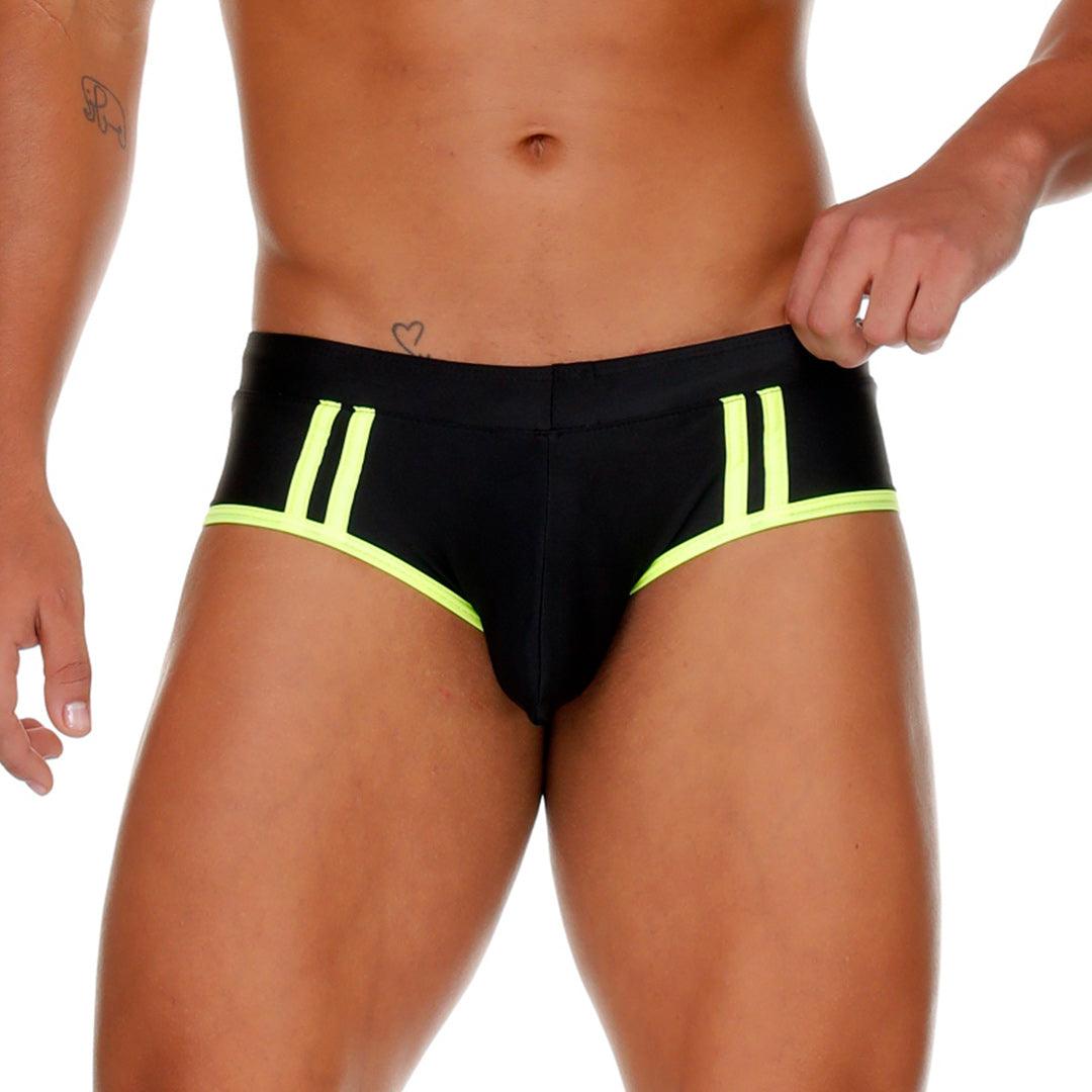 MEDIEVAL YELLOW SWIM TRUNK - Gigo Underwear & MensWear