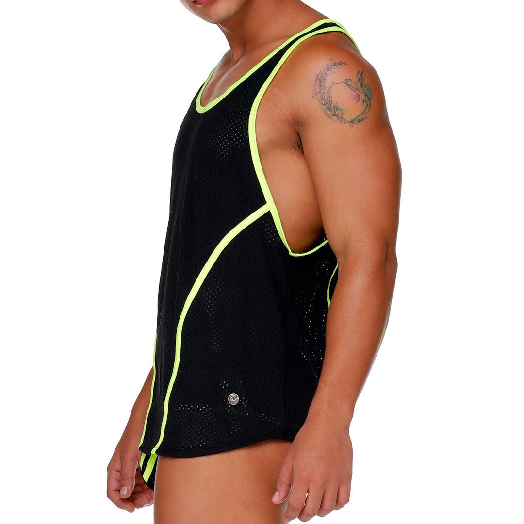 MEDIEVAL YELLOW TANK - Gigo Underwear & MensWear
