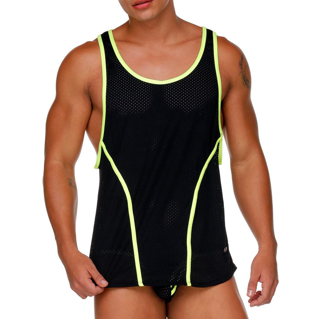 MEDIEVAL YELLOW TANK - Gigo Underwear & MensWear