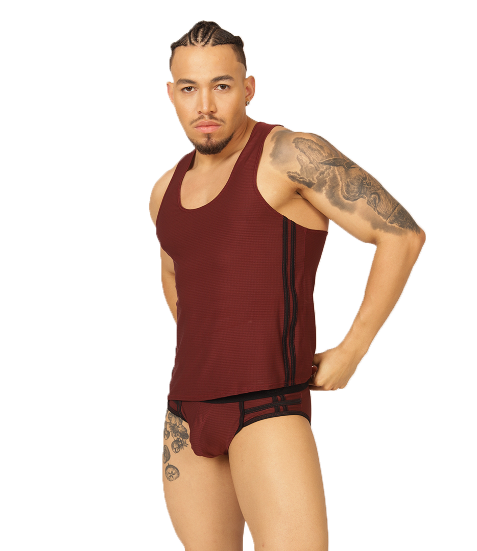 MIX WINE TANK - Men's Sports Tank Top in Trendy Colors