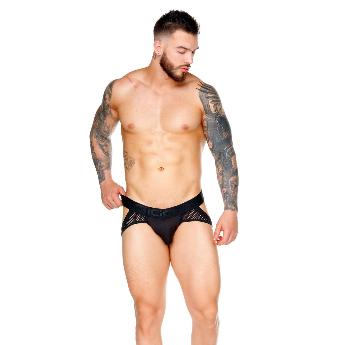 MOROCCO BLACK BRIEF JOCKSTRAP - Gigo Underwear & MensWear