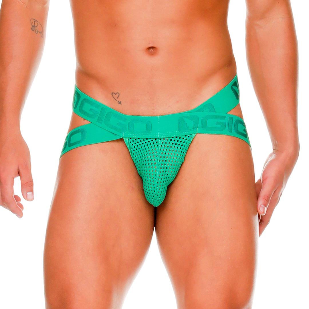MOROCCO GREEN JOCKSTRAP - Gigo Underwear & MensWear