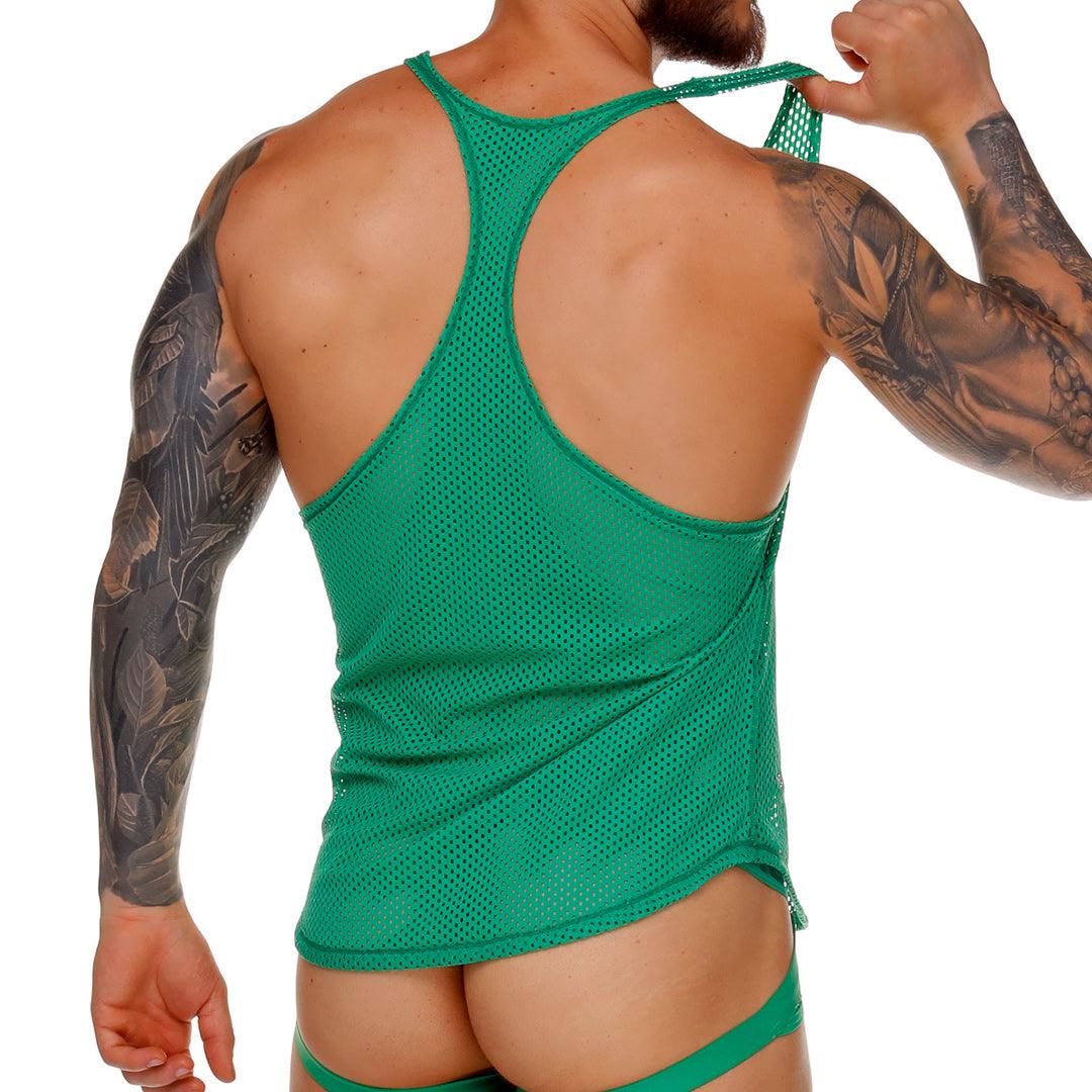MOROCCO GREEN TANK - Gigo Underwear & MensWear