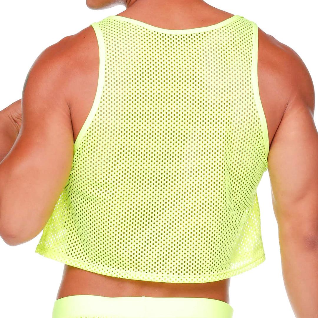 MOROCCO YELLOW CROOP TOP - Gigo Underwear & MensWear